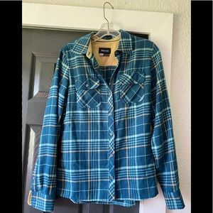 Marmot women’s flannel size S